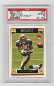 Reggie Bush Rookie Card 2006 Topps Logo In Upper Right Graded PSA Gem Mint 10 - Picture 1 of 1