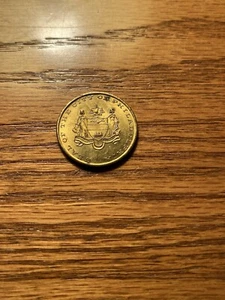1982 GOLD PLATED BRONZE TOKEN/MEDAL "SEAL OF THE CITY" PHILADELPHIA, PA/ WM PENN - Bild 1 von 2