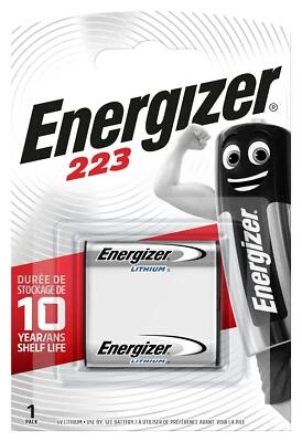 2 x Energizer CR-P2 - DL223 Lithium Power Photo Batterie 6V im Blister 1500mAh - Bild 1 von 2
