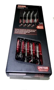 Professional Large SAE Ratcheting Combination Wrench Set Polished Chrome 4-Piece - Picture 1 of 3