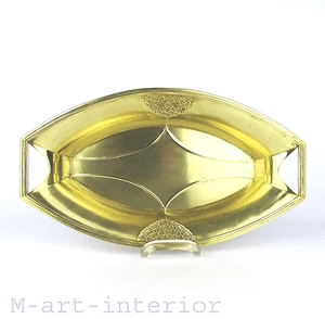 Jugendstil WMF Cake Basket Brass Bowl German Secessionist Centerpiece ca 1910 - Picture 1 of 11