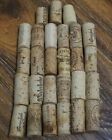 Lot Of 27 Real Original Used Wine Liquor Bottle Corks Stoppers Variety Of Brands