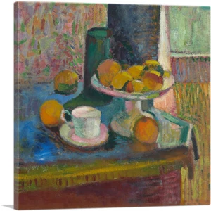Still Life with Compote, Apples, and Oranges Canvas Art Print by Henri Matisse - Picture 1 of 11