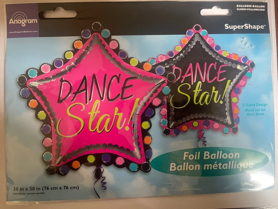"Globo Dance Star 30"" decoración fiesta cumpleaños ballet" Foto 1 de 1