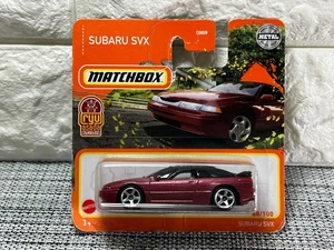 Matchbox Subaru SVX 88/100 Short Card Red - Picture 1 of 4