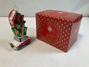 Christopher Radko Holiday Driver Christmas Ornament NIB - Bild 1 von 11