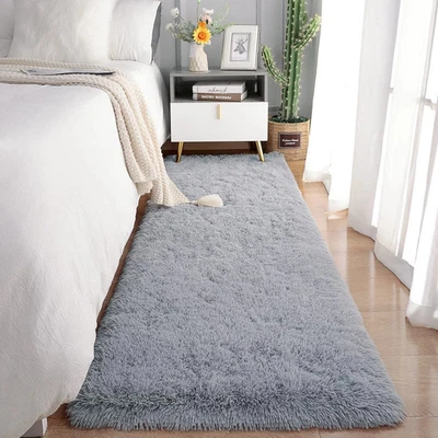 Soft Runner Rugs for Bedroom Living Room Plush Fluffy Rug 2x6 Feet, Shag Furr... - Image 1 of 4