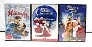 Classic Christmas DVDs- White Christmas/It's A Wonderful Life- New - Picture 1 of 1