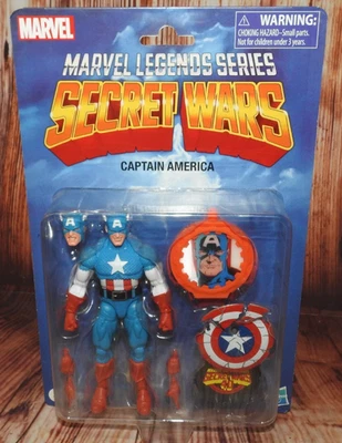 6-дюймовая экшн-фигурка Капитана Америка из Secret Wars от Hasbro Marvel Legends — запечатанная - Изображение 1 из 4