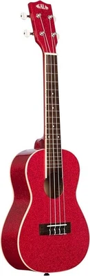 Kala Brand Music Sparkle Ritzy Red Gloss Concert Ukulele (KA-SPRK-RED) - Image 1 of 4