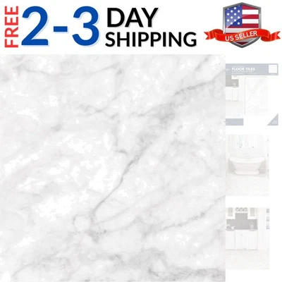 Cameron Peel & Stick Floor Tiles, White - Image 1 of 4