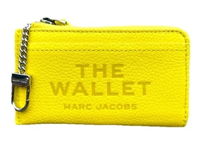 Marc Jacobs The Wallet Top Zip Multi Smiley Gelb Neu mit Etikett - Bild 1 von 7