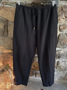 Vintage Maggie Sweet Women's Sport Black Sweatpants Size X-Large - Picture 1 of 8