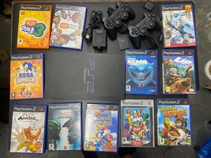Family Friendly Sony PlayStation 2 FAT Console Bundle Inc. Eye Toy - Picture 1 of 2