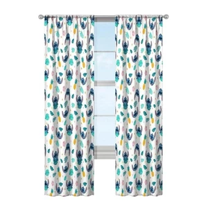 New Lilo & Stitch Island Vibes Room Darkening Window 2 Panels(42X63)" - Picture 1 of 3