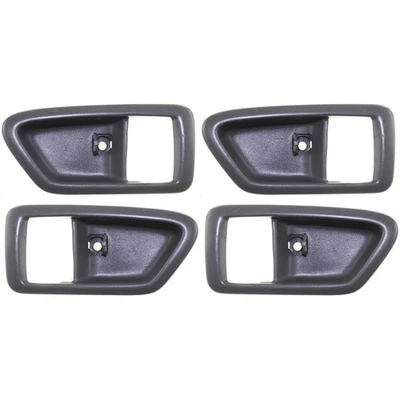 Door Handle Trims Set of 4 Front and Rear Driver Passenger Side Gray Sedan Foto 1 de 4