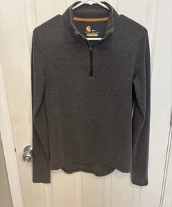 Carhartt Slightly Fitted 1/4 Zip Langarmshirt Damen Größe S - Bild 1 von 8