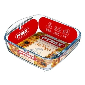 PYREX TEGLIA QUADRATA PER FRIGGITRICE AD ARIA 25X22X7 CM IN VETRO  - Foto 1 di 1