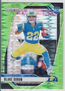 2024 Panini Prizm - Rookies Blake Corum #308 Neon Green Pulsar Prizm (RC) - Picture 1 of 2