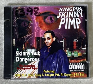 Kingpin Skinny Pimp Skinny But Dangerous Sealed RARE CD Memphis Rap Promo Cut - Picture 1 of 10