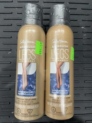 (2) - Maquillaje de piernas con aerógrafo Sally Hansen - Brillo ligero - 4,4 oz spray en latas Foto 1 de 4