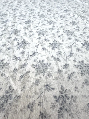 Juego de sábanas de franela Laura Ashley COMPLETAMENTE ajustadas planas y 1 funda de almohada azul y blanco Foto 1 de 4