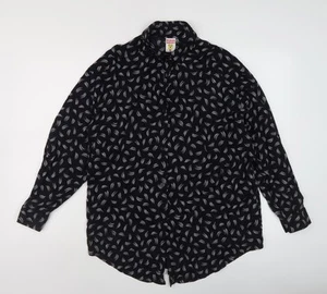 Camisa negra con botones Clockhouse para mujer - talla 14 - Imagen 1 de 12