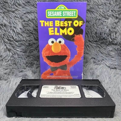 Sesame Street The Best of Elmo VHS Tape 1994 The Muppets Jim Henson Kids Cartoon - Image 1 of 4