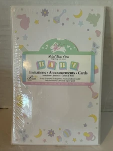 Gartner Kit Annuncio Invito 12 Lenzuolo Baby Trinket Design - NUOVO - Foto 1 di 2