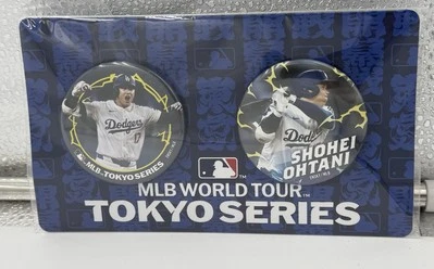 Shohei Ohtani Button Pins 2025 MLB Tokyo Series Los Angeles Dodgers - Image 1 of 3