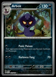 SV05: Temporal Forces #101/162 Arbok Reverse Holo - Picture 1 of 2