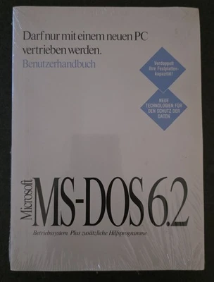 Microsoft MS DOS 6.2 - Deutsch - 3½″ - NEUWARE - Bild 1 von 2