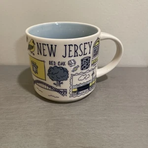 Starbucks New Jersey BTS Been There Series 2018 Kaffeetasse Becher 14 oz EUC SKU - Bild 1 von 12
