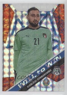 2021 Panini Mosaic UEFA Euro 2020 Will to Win Silver Prizm Gianluigi Donnarumma - Image 1 of 2
