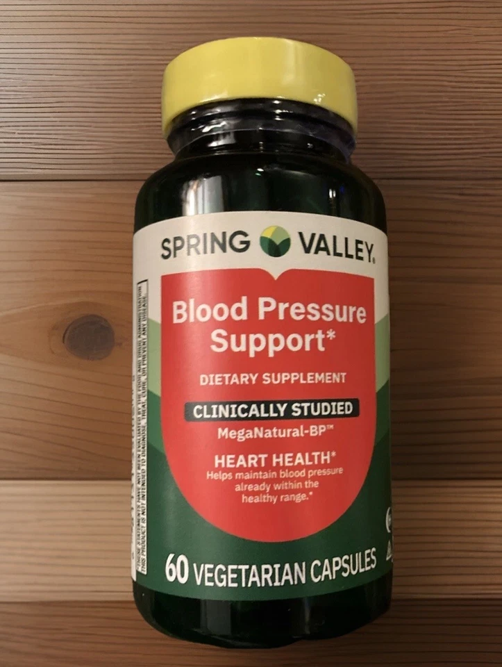 Spring Valley Blood Pressure Support 60 Vegetarian Capsules