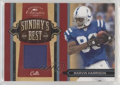 2009 Donruss Classics Sunday's Best Jerseys Prime /50 Marvin Harrison #28 HOF - Image 1 of 2