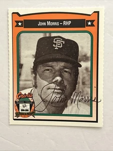 John Morris Autographed Baseball Card Orioles Crown Card 1968 Orioles Team - Picture 1 of 2