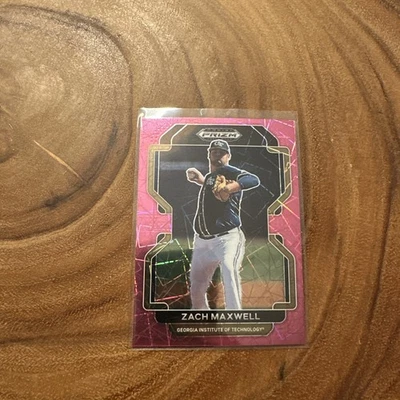 2022 Panini Prizm Draft Picks Neon Pink Velocity Zach Maxwell #PDP183 - Image 1 of 2