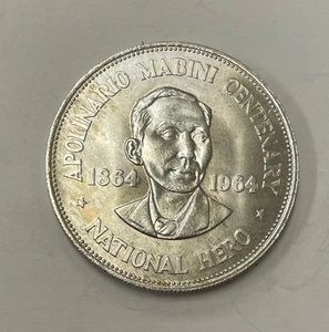 Filipinas - Peso de plata grande 1964 - Popular - Imagen 1 de 5