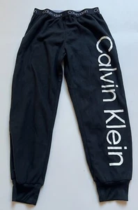 Calvin Klein Youth Unisex Sleep Jogger Pajama Black Pants XS 5/6 P - Picture 1 of 8