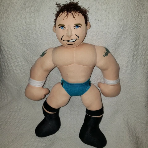 WWE Randy Orton JAKKS Talkin Pounders Electronic Talking Figure stuffed WWF RARE Cover