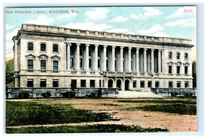 State Historical Library Madison WI Wisconsin Postkarte - Bild 1 von 2