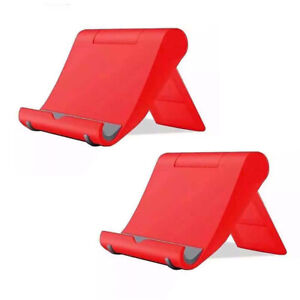 US 2 Pack Universal Cell Phone Stand Holder Foldable Desk Table Mount Adjustable