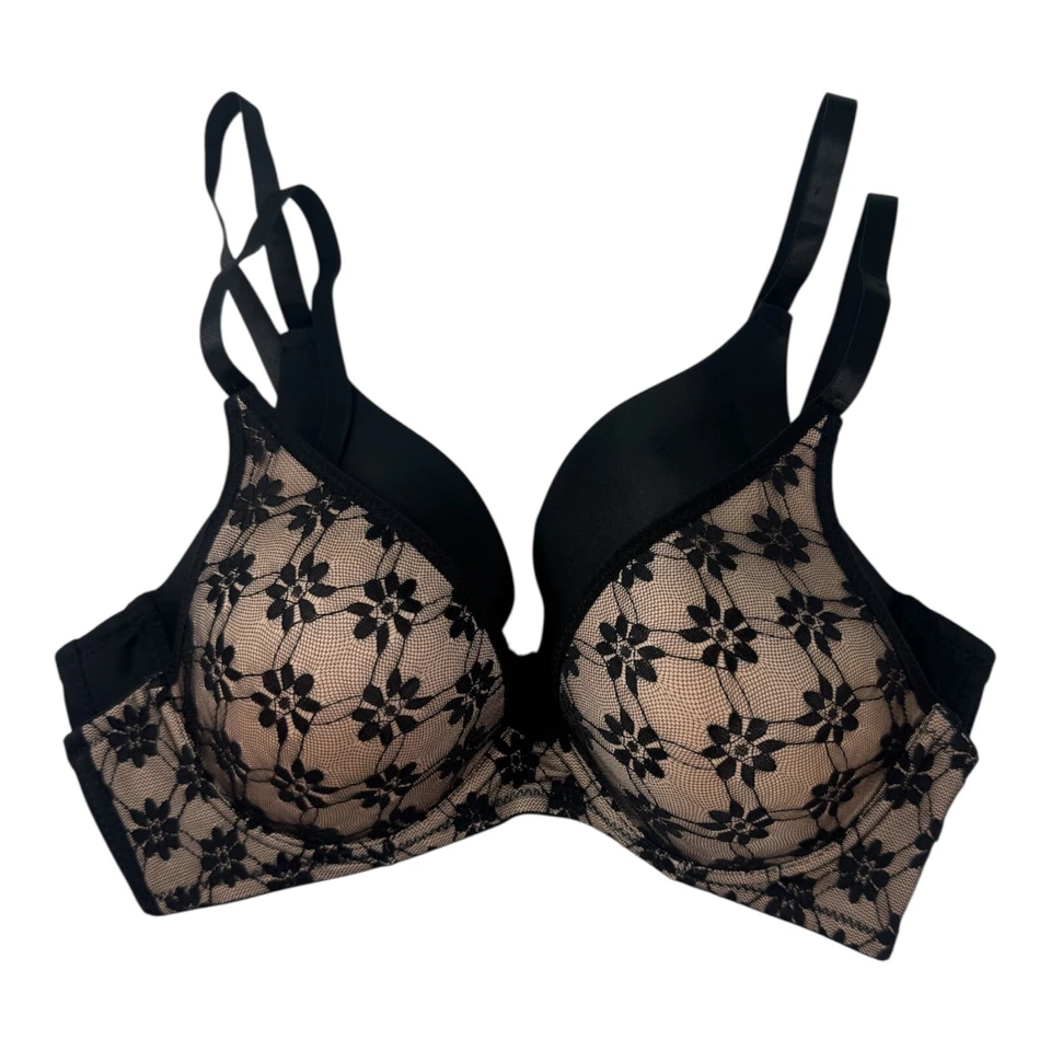 Paquete de 2 sujetadores push up para mujer Catherine Malandrino talla 34B 34C 36B 36C 38B 38C Foto 1 de 3