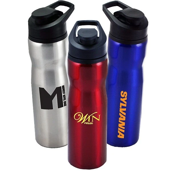 48 Custom Printed Vacuum Water Bottles, Bulk Promotional Products, Party Favors - Image 1 of 1