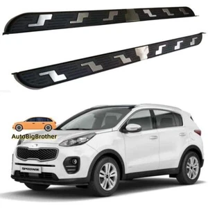 Fits for KIA Sportage 2016-2021 Side Step Pedal Running Board Nerf Bar Platform - Imagen 1 de 18