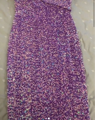dress sequins party cocktail lilac purple special occasions pink boutique  - Image 1 of 2