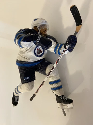 Loose Winnipeg Jets Andrew Ladd c/w Stick NHL McFarlane Figure 6 In. Used Cover