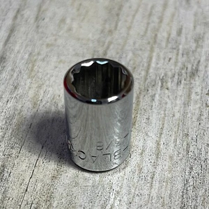 NOS BLACKHAWK USA 1/4" DRIVE 3/8" SOCKET  12-point POLISHED CHROME GW-1712 - Picture 1 of 8