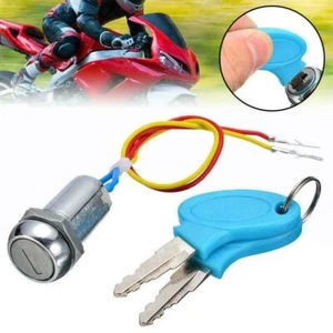 Blocco Interruttore Accensione Chiave 2 Fili Moto Go Kart Scooter Elettrico Bici M0Y4 - Foto 1 di 12